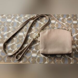 Elegant Cream Women's Crossbody Bag